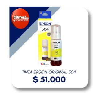 Tinta Epson 504 Yellow