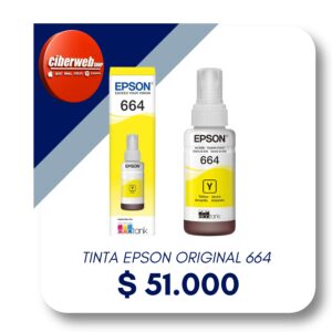 Tinta Epson 664 Yellow