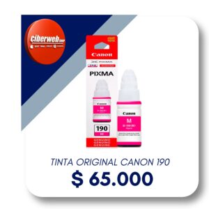 Tinta Canon Original 190 Magenta