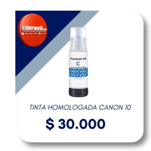 Tinta Homologada Canon 10 Cyan