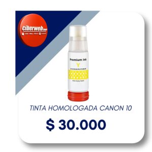 Tinta Homologada Canon 10 Yellow