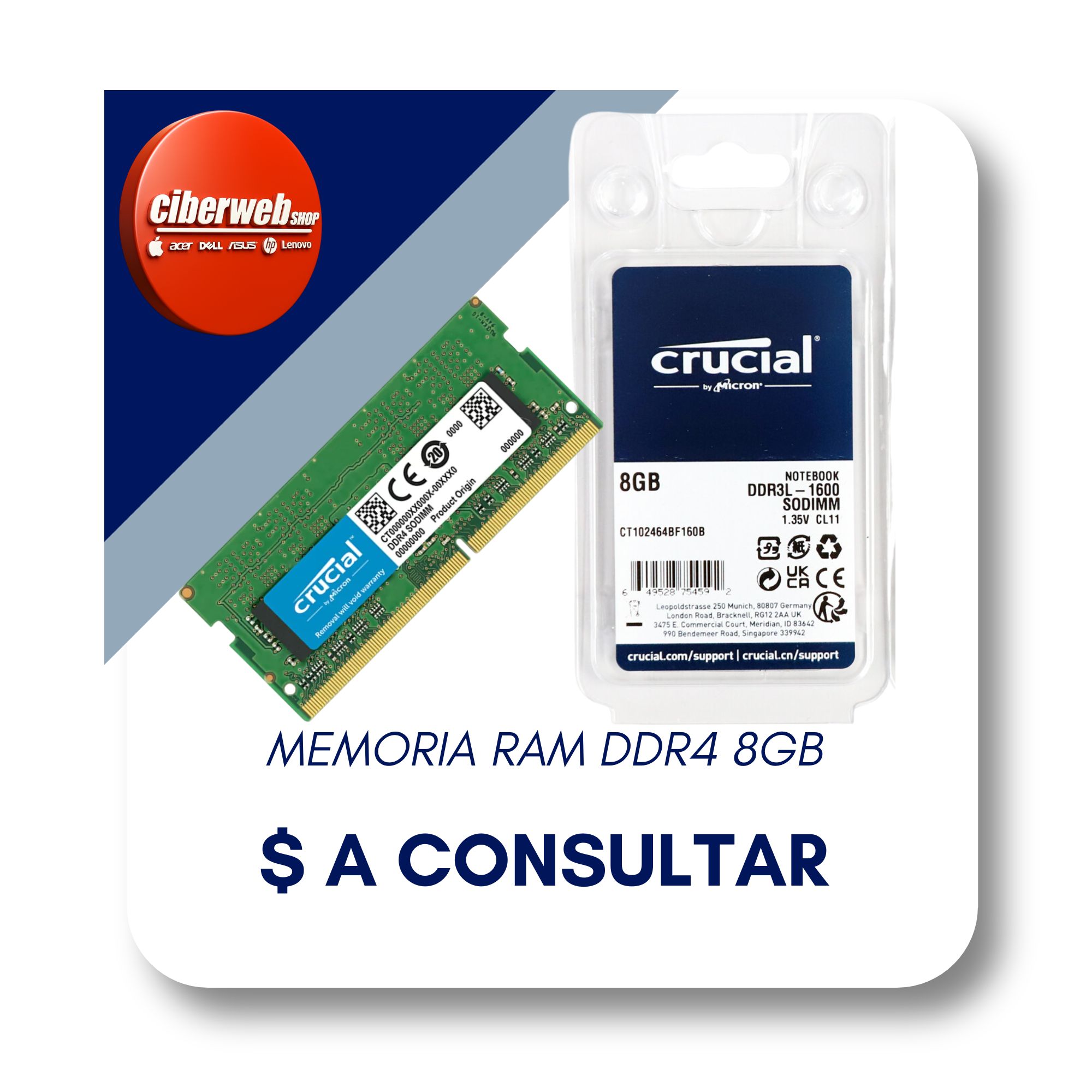 Memoria Ram DDR4 8GB